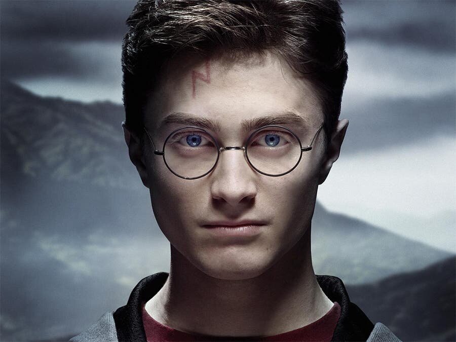 Harry Potter avec sa cicatrice