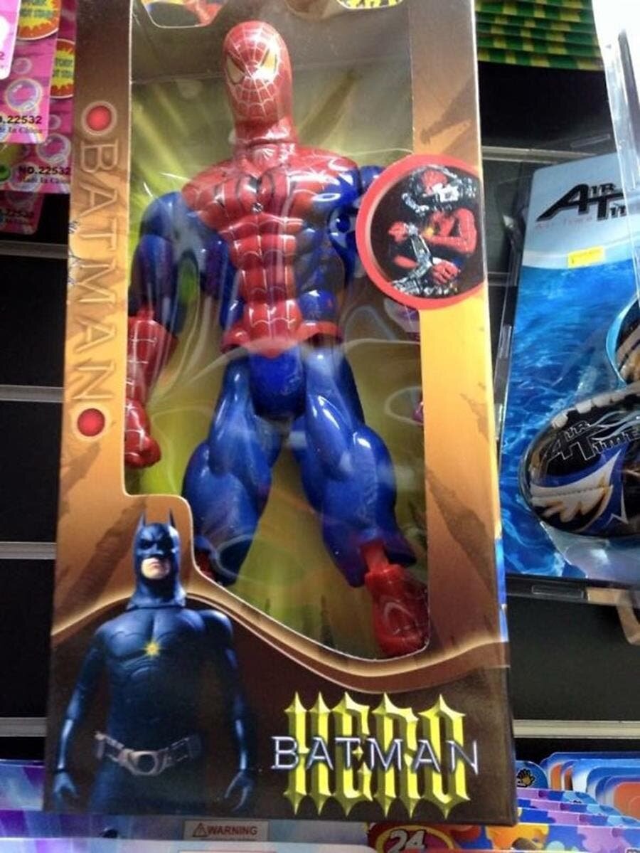 fail spiderman batman