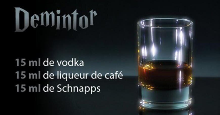 demintor, recette, shot