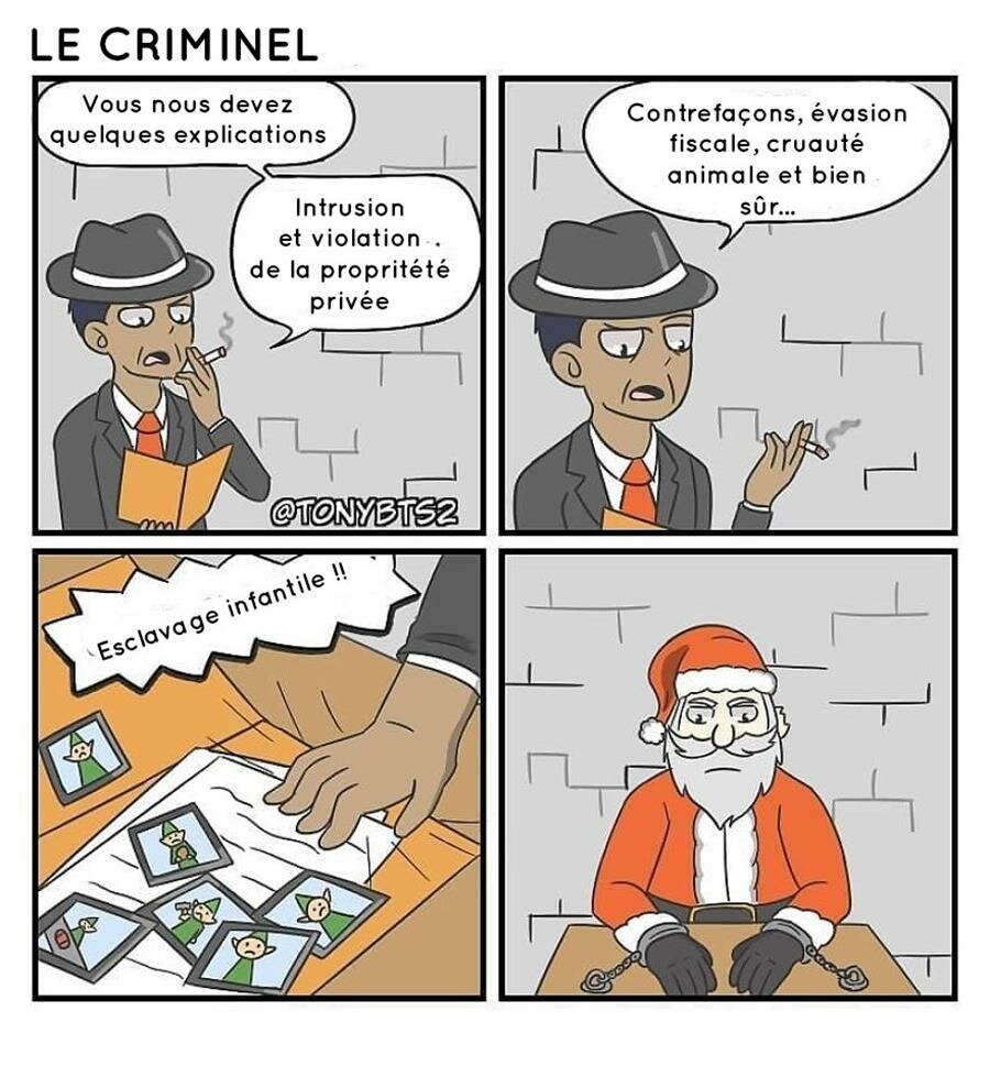 bd, criminel, père noël