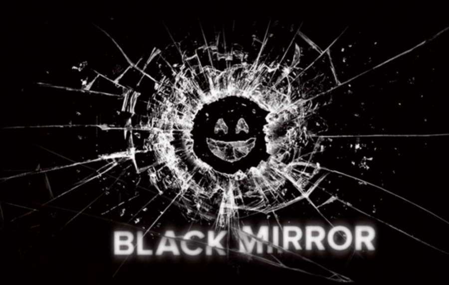 logo, black mirror