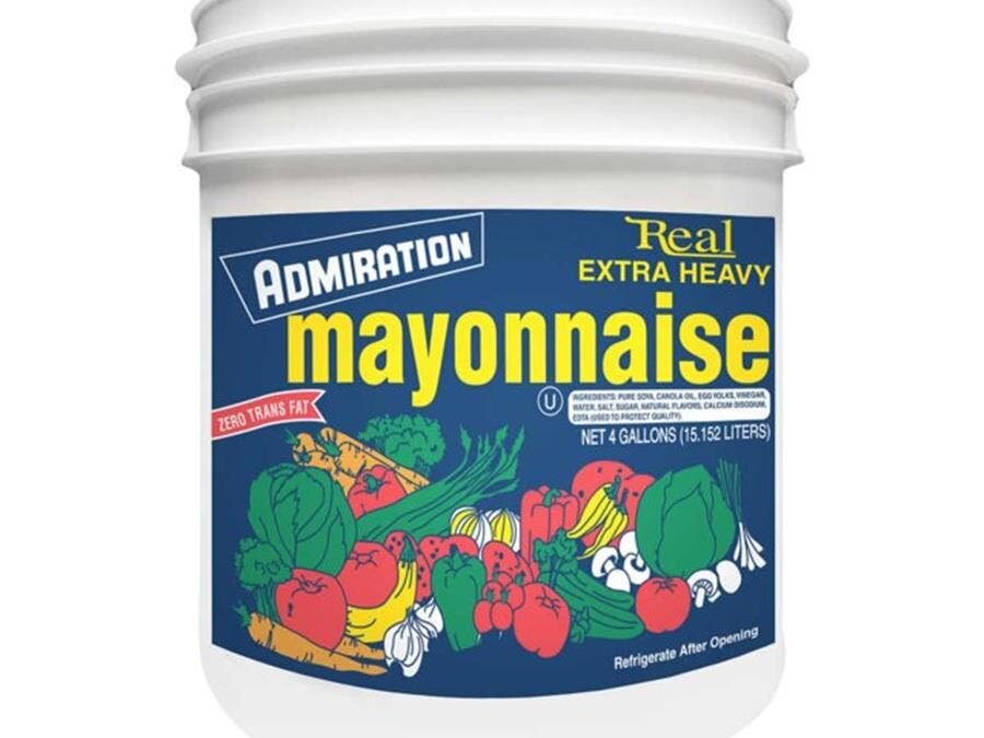 mayonnaise, pot