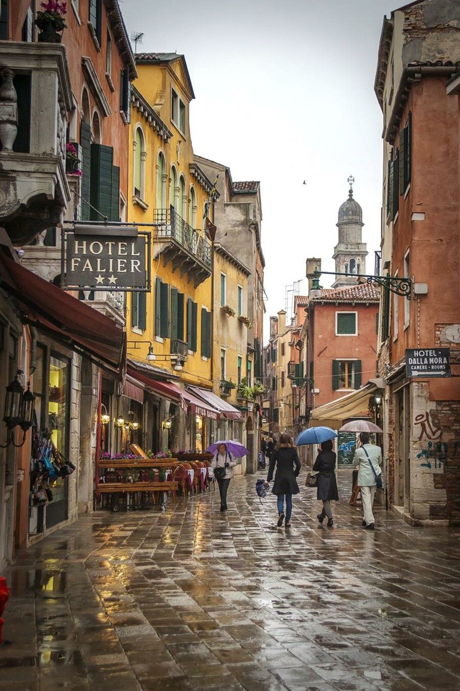 rue, venise