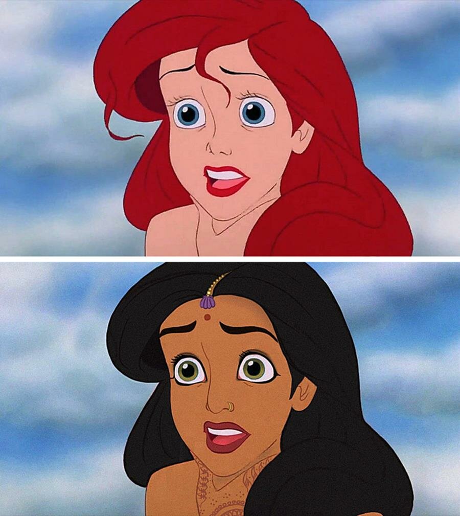 princesse, disney, nationalité, ariel