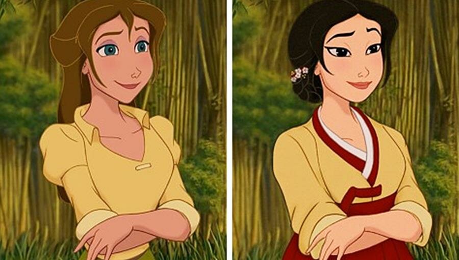 princesse, disney, nationalité, jane