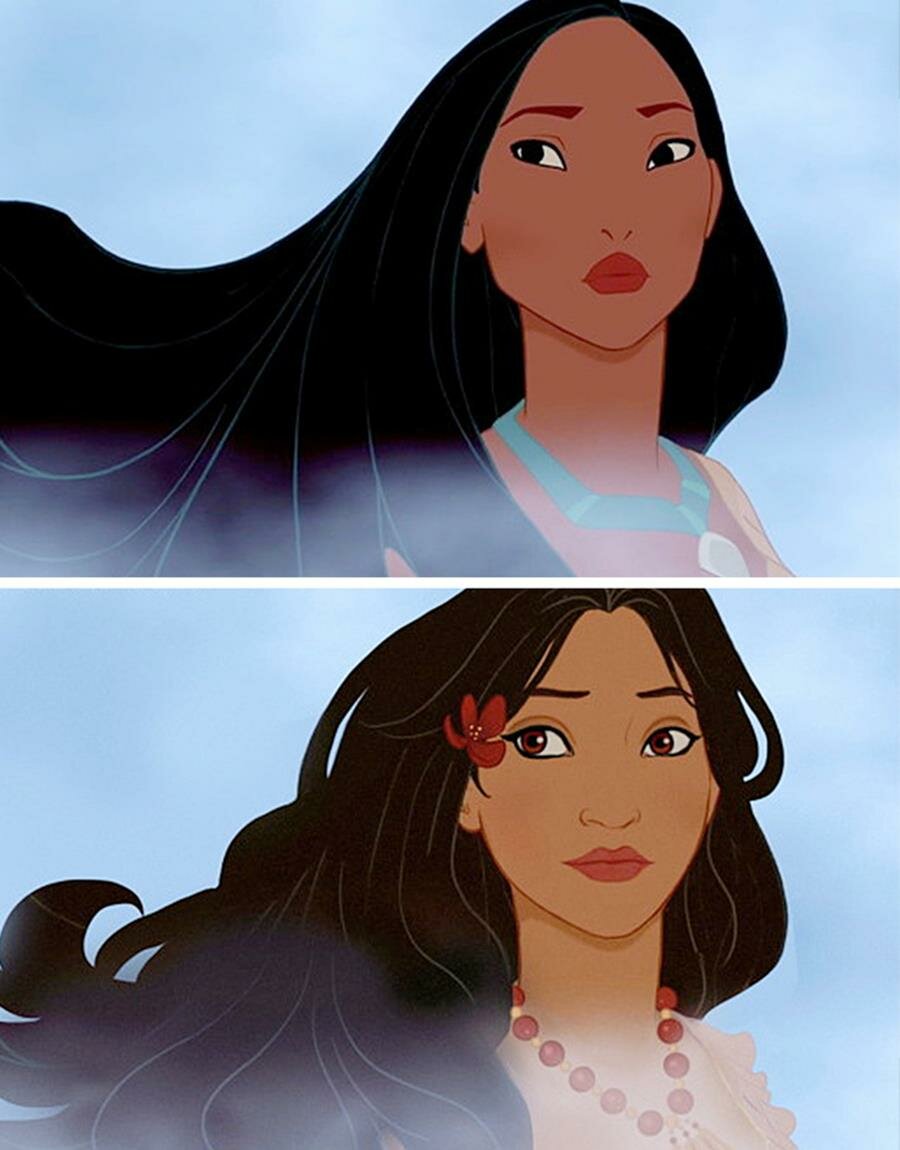 princesse, disney, nationalité, pocahontas