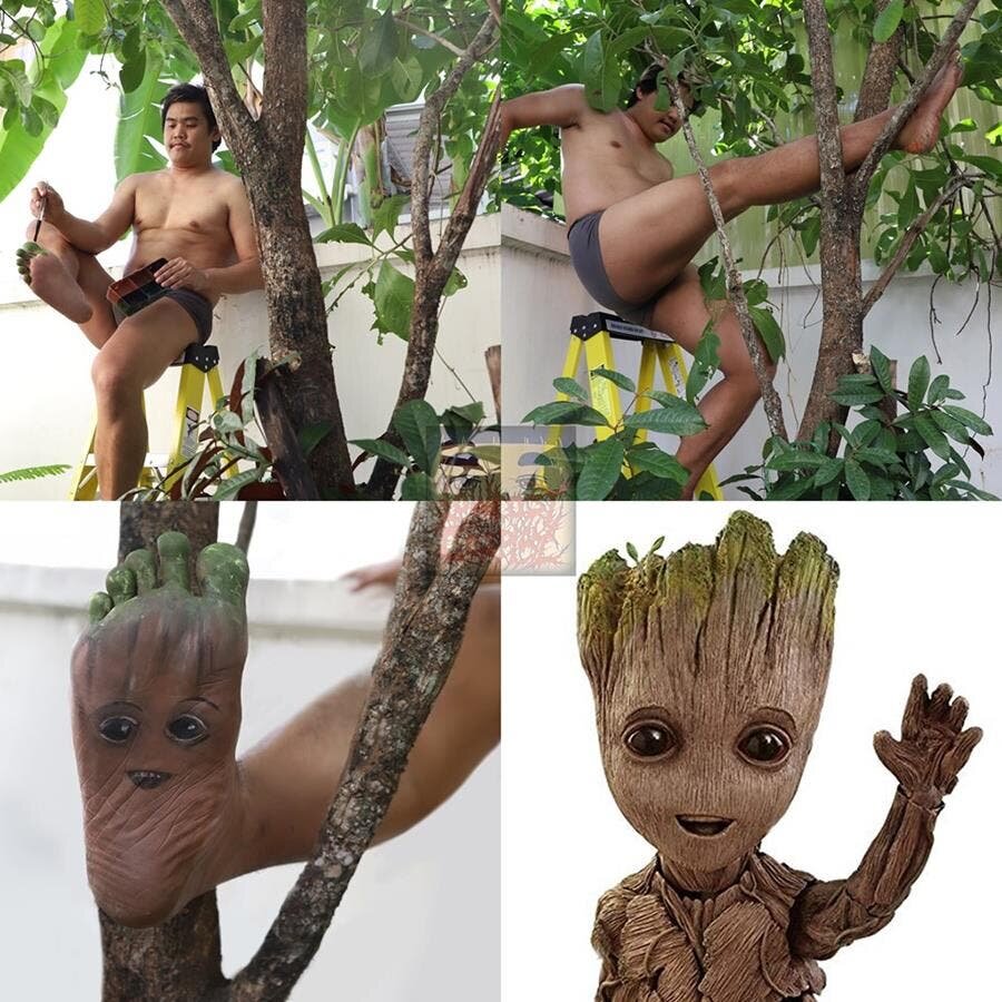 lowcostcosplay, cosplay, groot