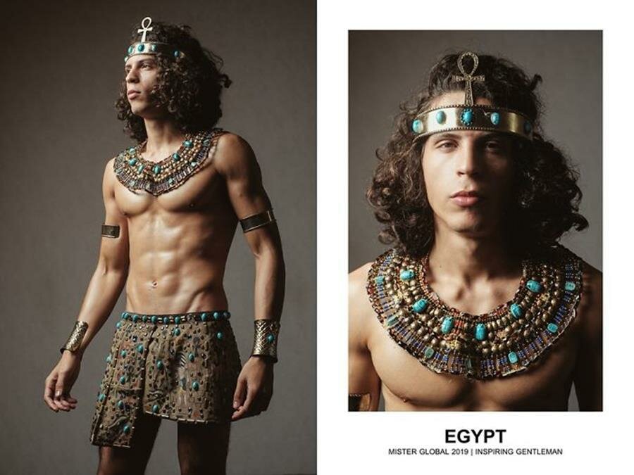 mister monde, costume, pays, égypte