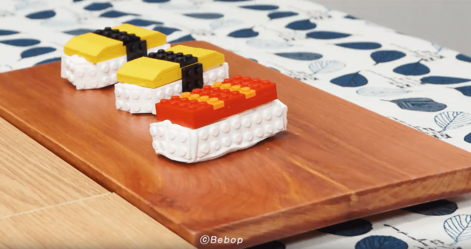 cuisine, lego, sushis