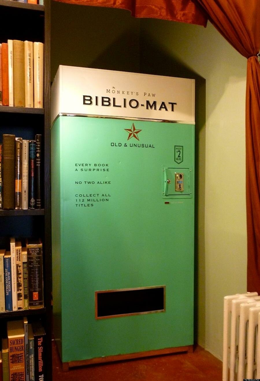 distributeur automatique, livre