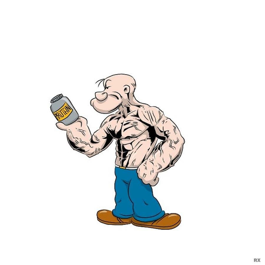 popeye, protéines