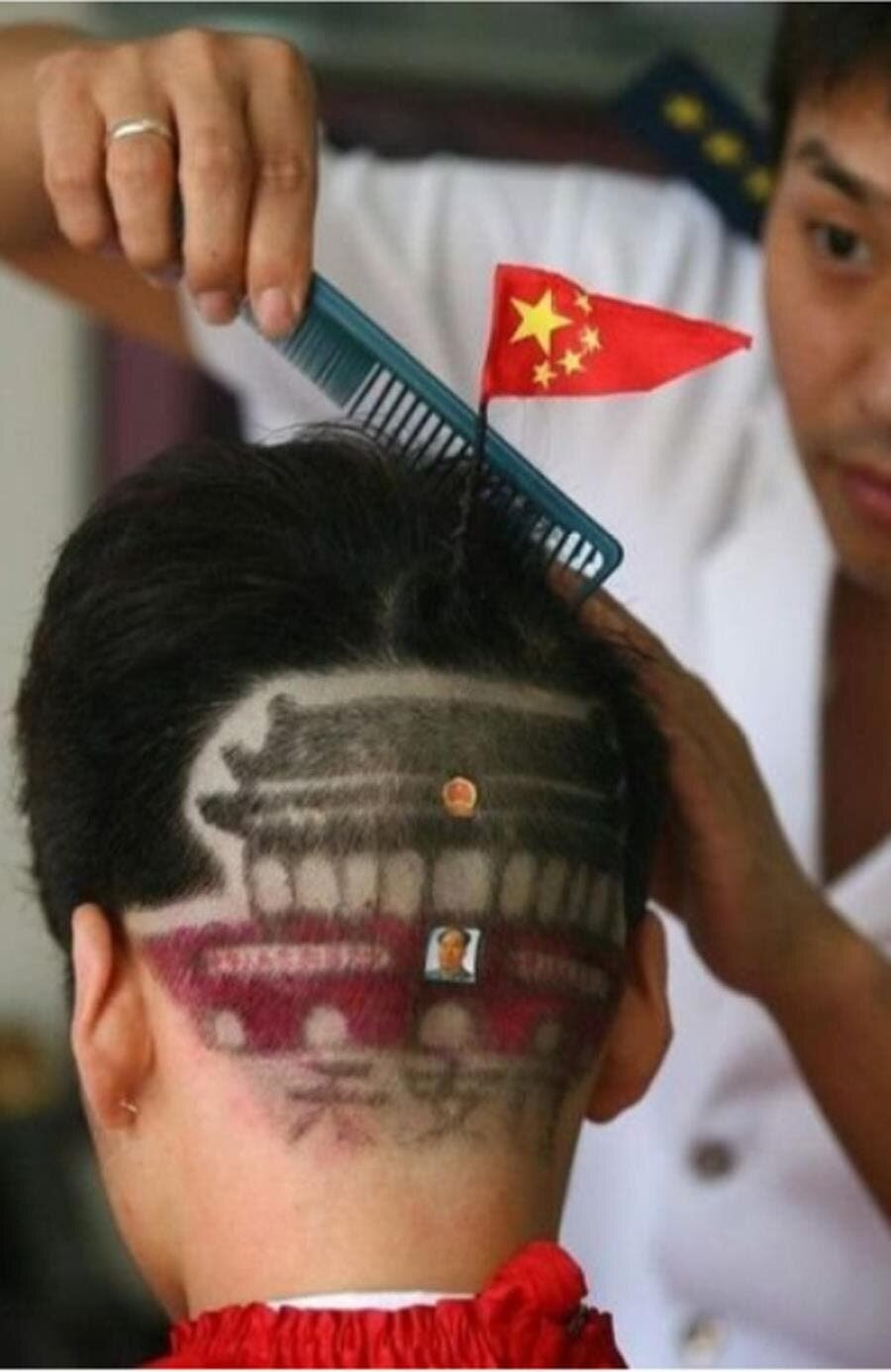 coupe de cheveux, pays, chinois