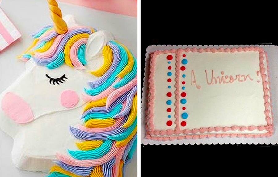 gâteau, licorne