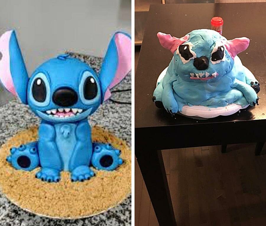 gâteau, stitch