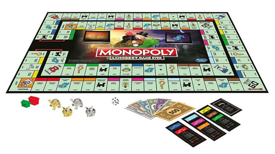 boîte, monopoly, plateau