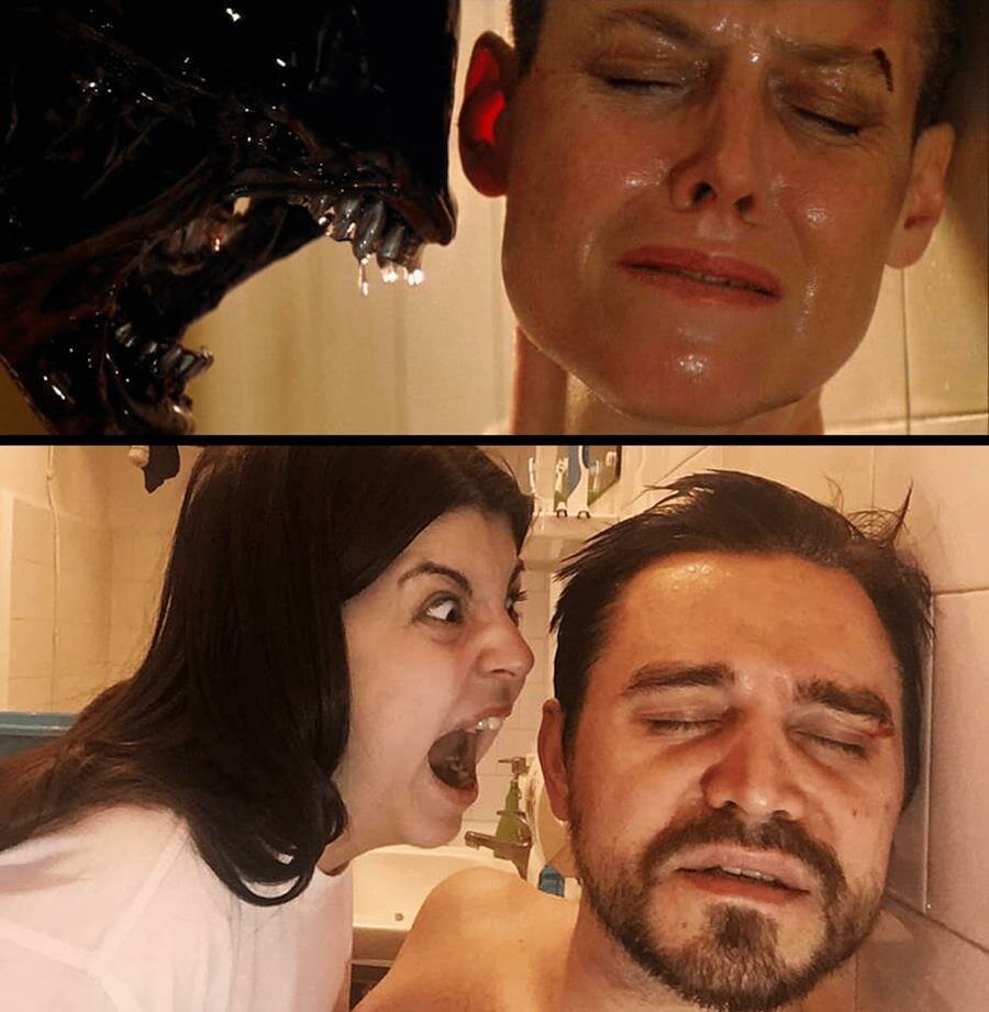 scène culte, film, revisite, Alien