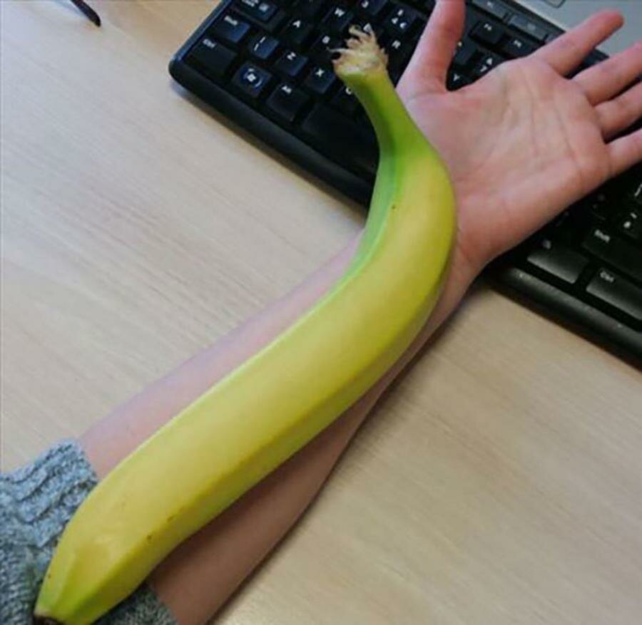 banane, avant-bras