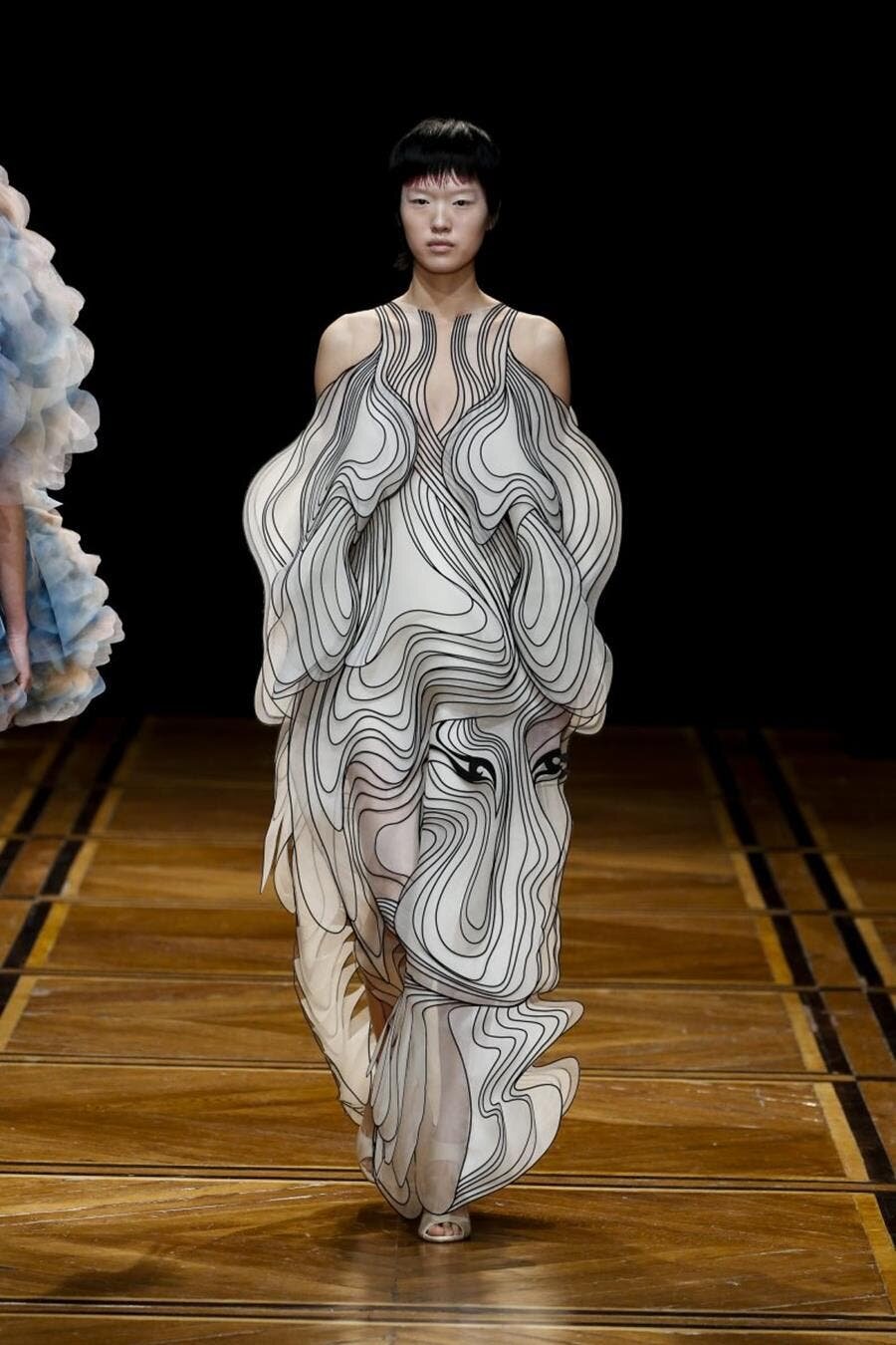 robe, haute couture, iris van herpen