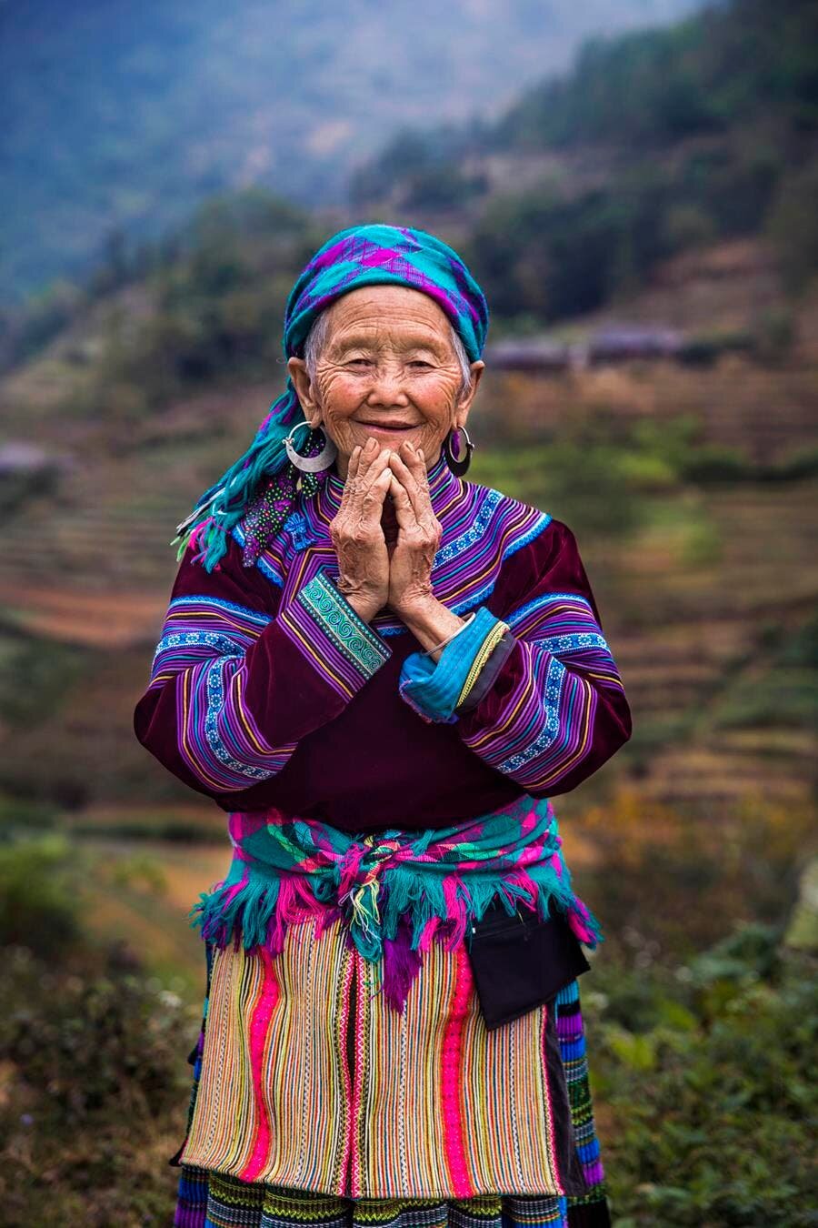 beauté, atlas, femme, belle, photographie, Mihaela, vietnam, agée, mamie