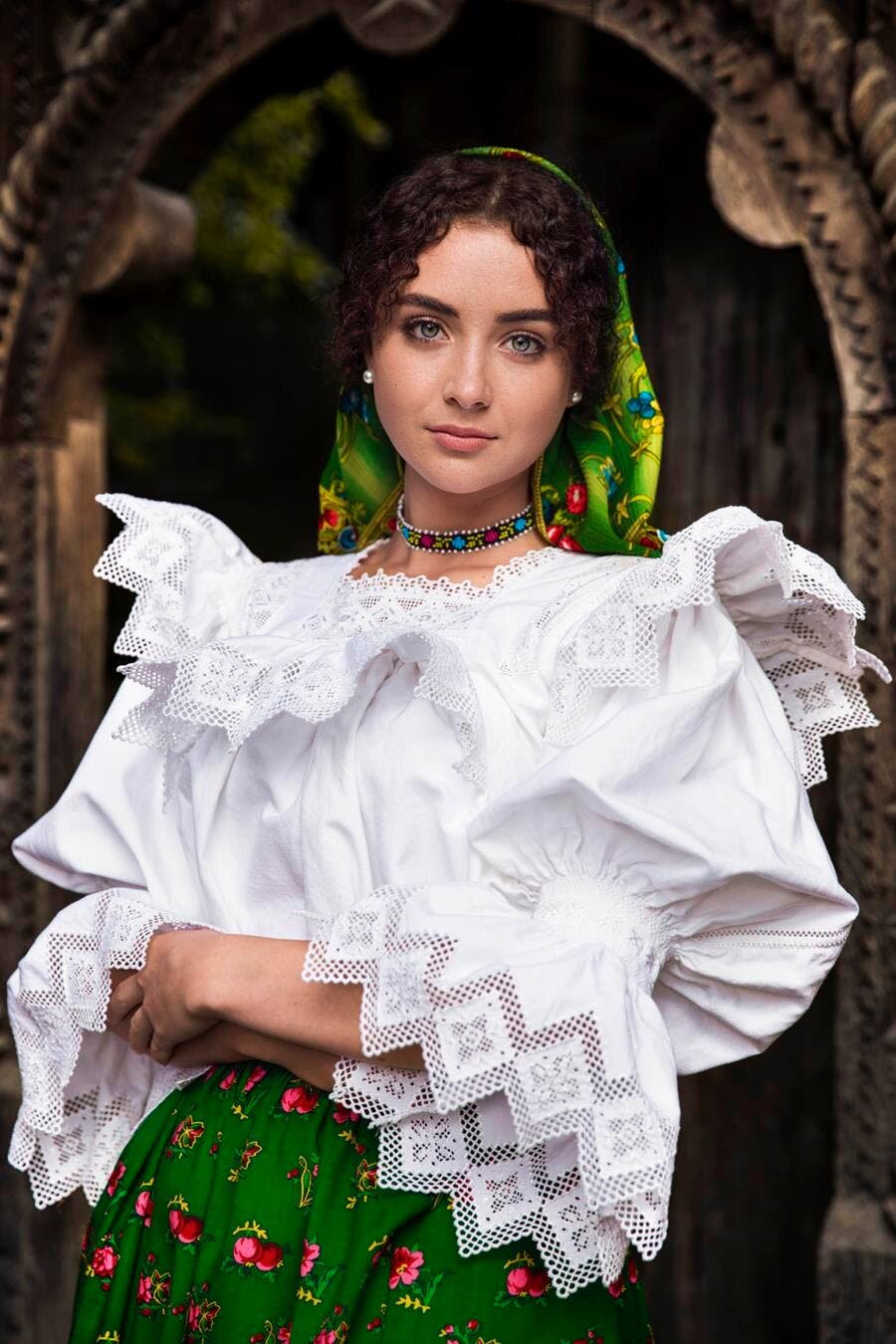 beauté, atlas, femme, belle, photographie, Mihaela, poupée, Roumanie, traditionnel