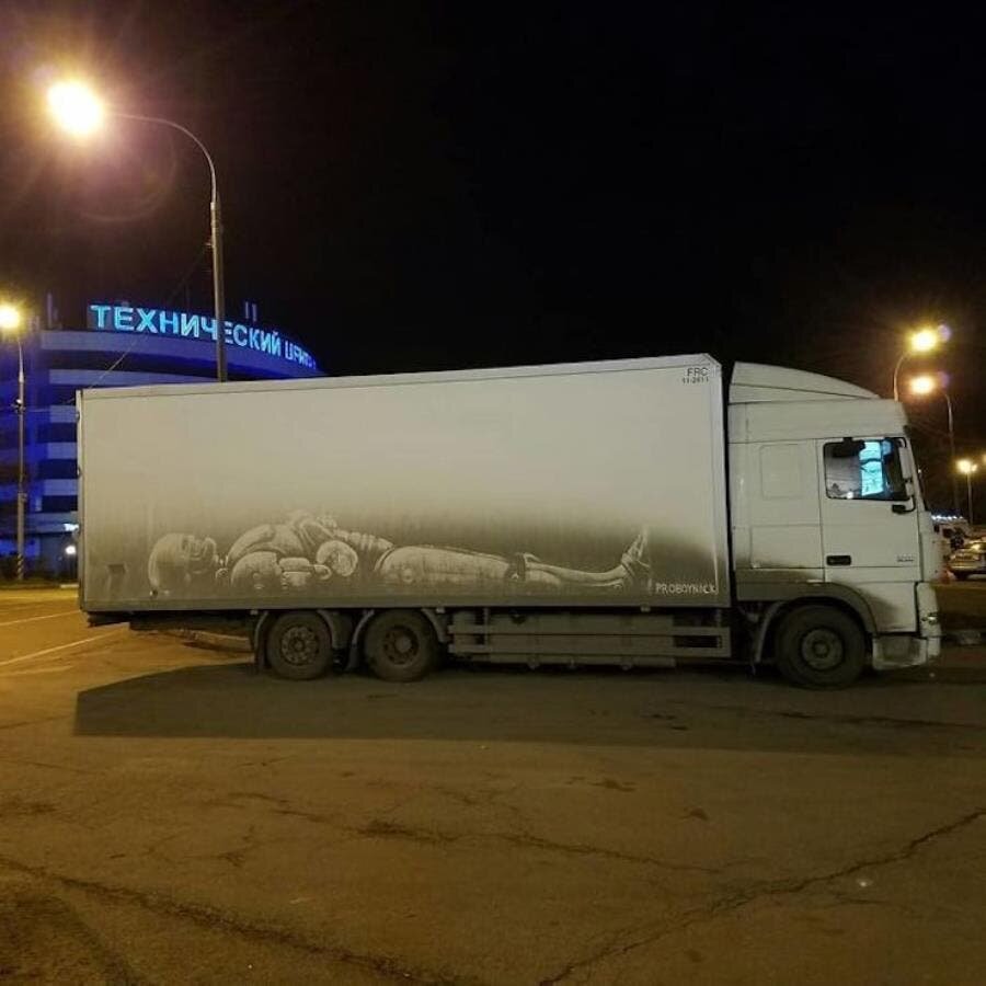 dessin, camion, arrière, russie, stormtrooper, star wars