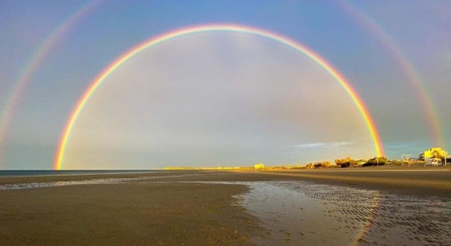 arc-en-ciel, satisfaisant, double, insolite, incroyable