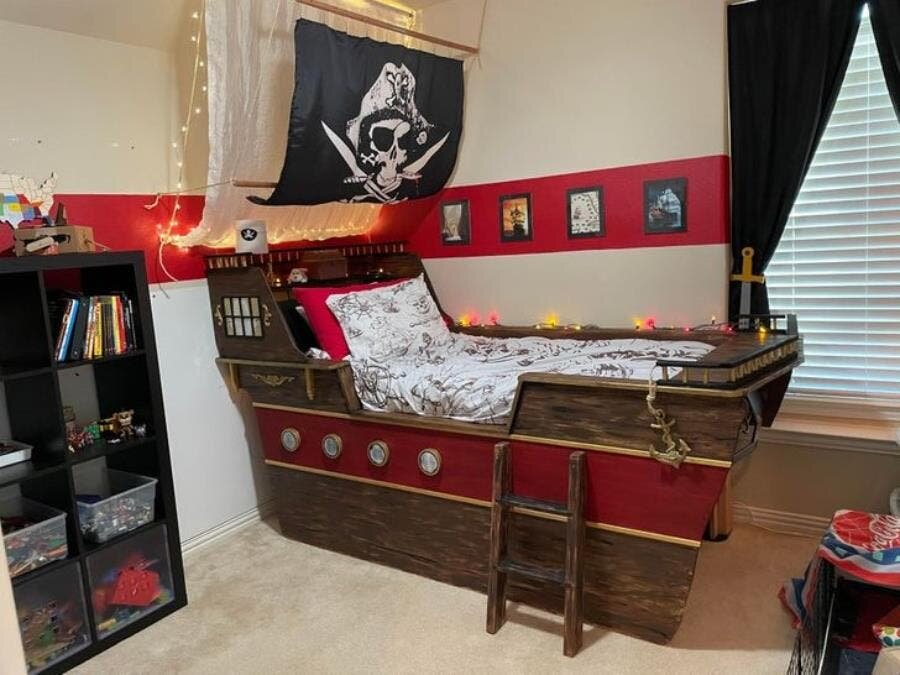 chambre, rêve, insolite, incroyable, pirate