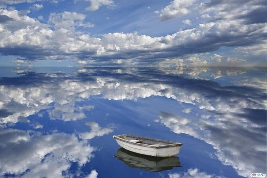 reflet du ciel, lac, insolite, magnifique, fascinant, photo