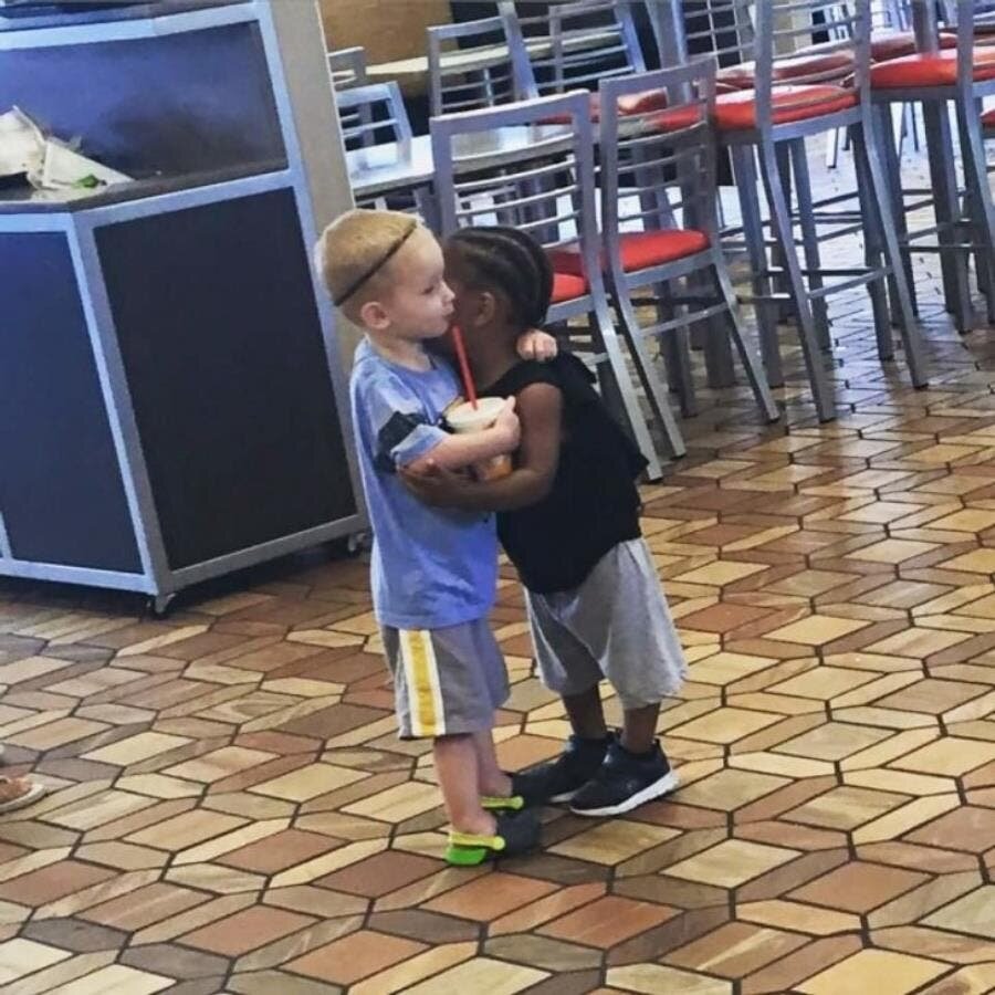 enfant, mignon, insolite, câlin, espoir