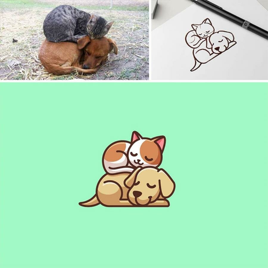 logo chien chat