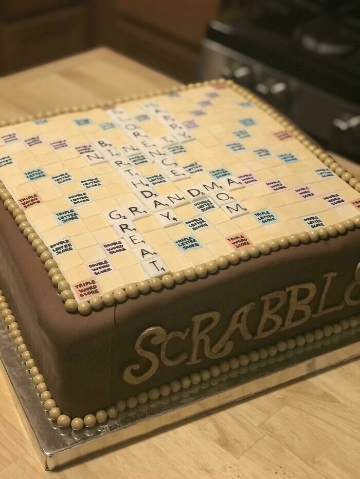 gâteau scrabble 