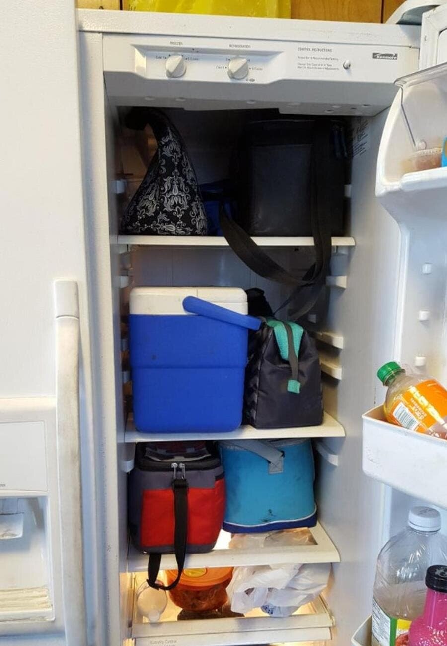 glacière, frigo, sac, isothèrme