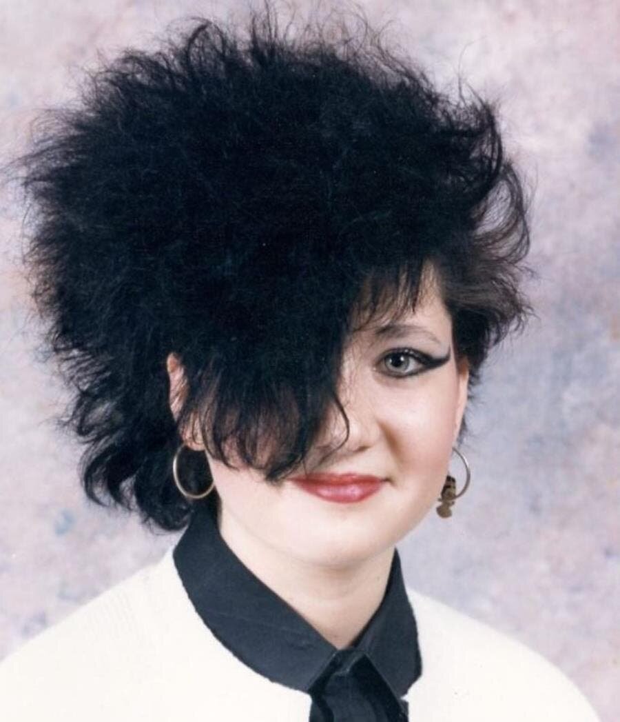 coupe, cheveux, enfant, horrible, raté, ancien, années 80