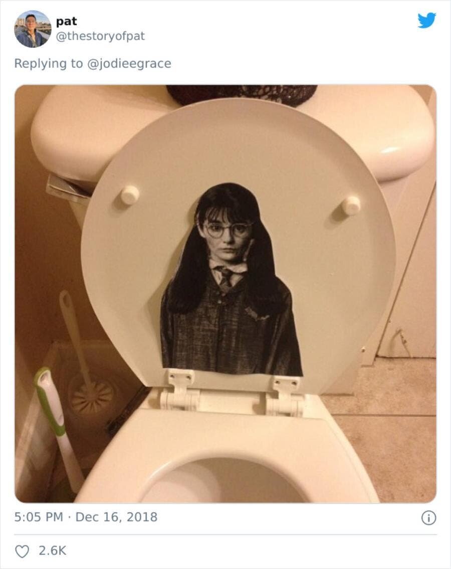 wc mimi geignarde harry potter