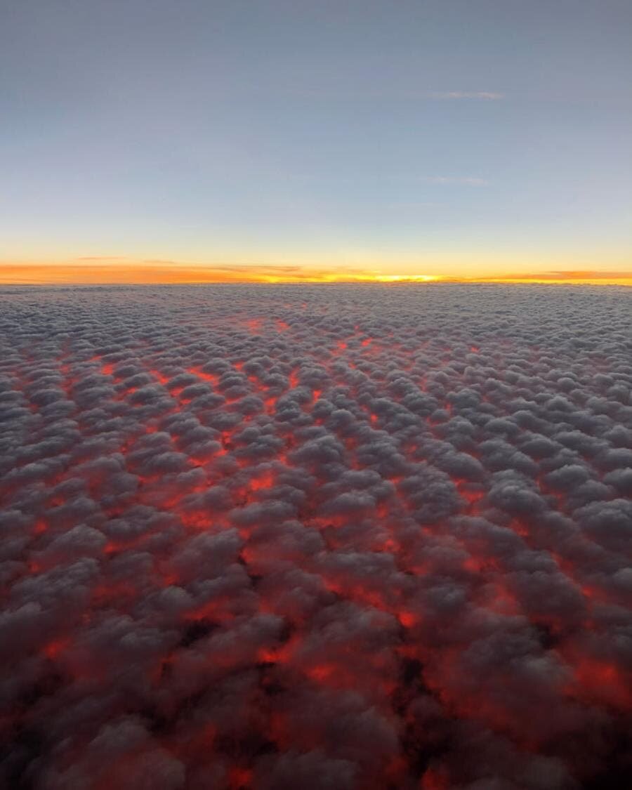 nuage lave fusion ciel