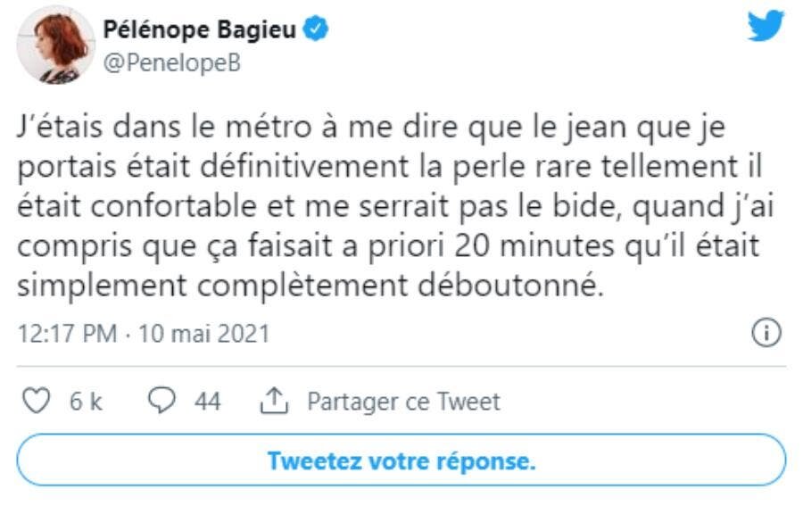 tweet métro 