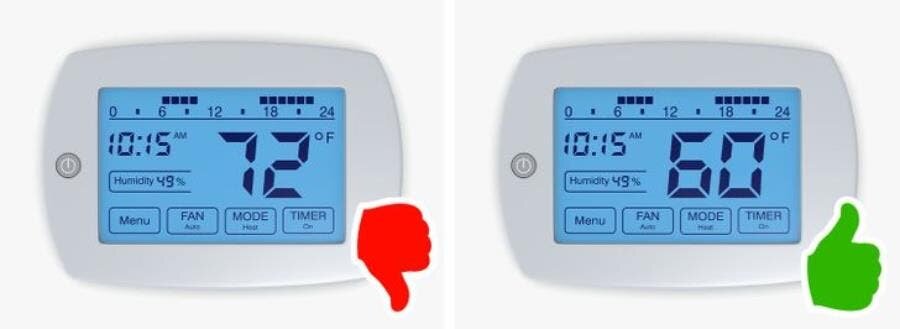 température mesures climatiseur 