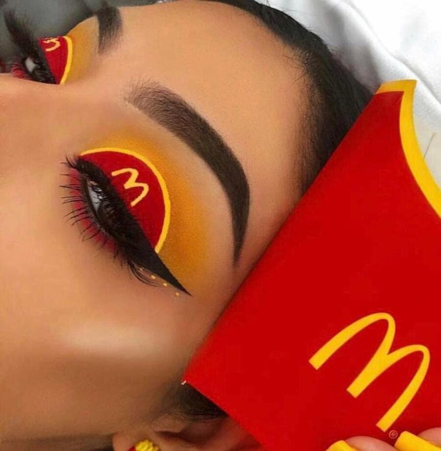 maquillage fast food