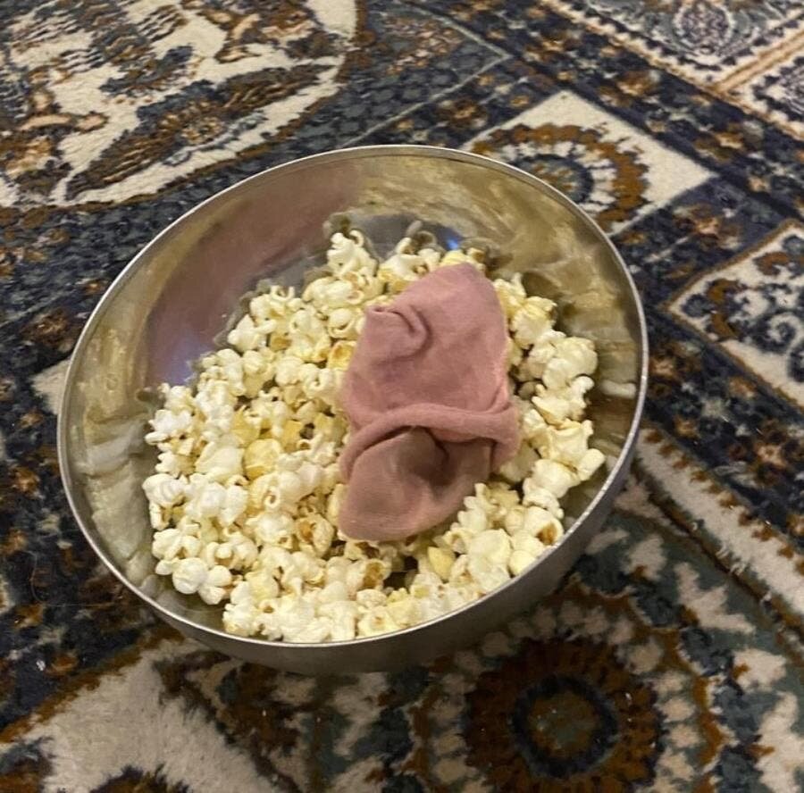 chaussette pop corn 