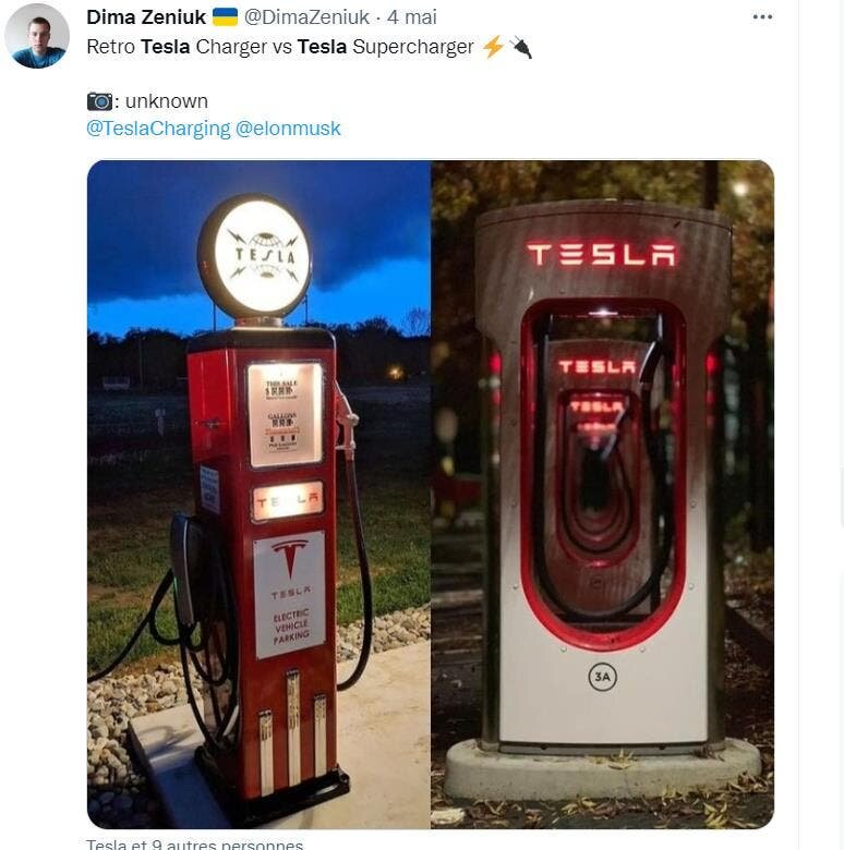 tweet tesla voiture électrique twitter