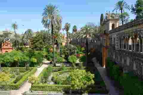 real alcazar, seville, espagne, game of thrones