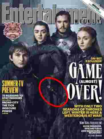 couverture Entertainment Weekly - famille Stark