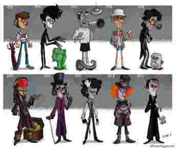 evolution, acteur, johnny depp