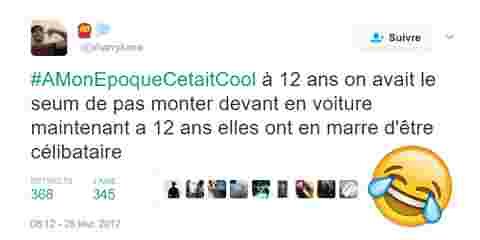 #AMonEpoqueCetaitCool : Quand les twittos replongent en...