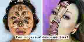 9 illusions d'optique en maquillage qui vont te donner la chaire de poule