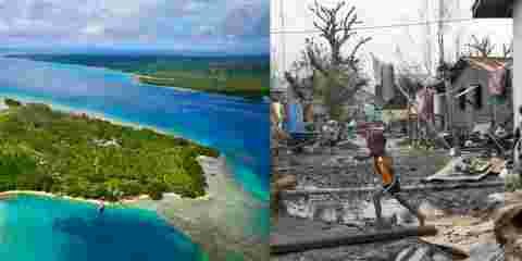 Avant/après : l'archipel de vanuatu méconnaissable après la catastrophe du cyclone pam