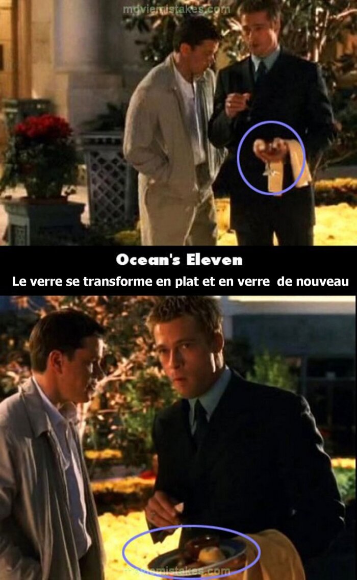 Brad Pitt dans Ocean's Eleven