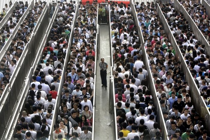 File d'attente en Chine