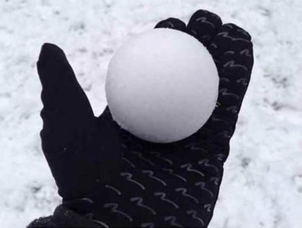 Boule de neige ronde sphére parfaite Pause caféine