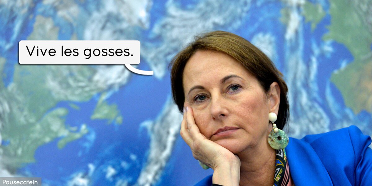 vive enfants segolene royale ministre femme ennui bleu convention montage pausecafein